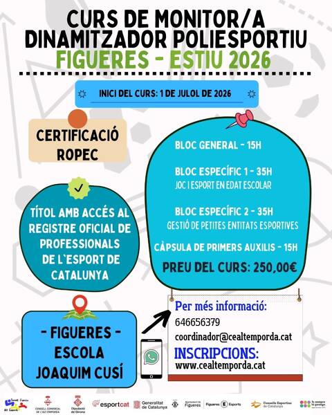 CURS DE MONITOR/A DINAMITZADOR POLIESPORTIU 