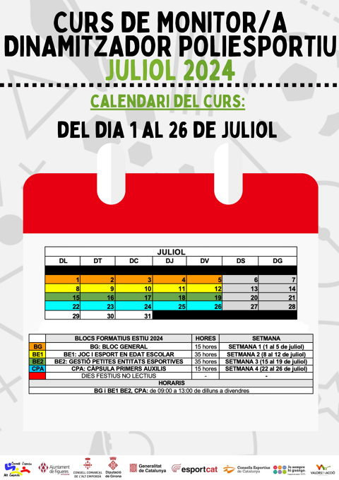 FORMACIÓ MONITOR/A DINAMITZADOR POLIESPORTIU 2023-2024