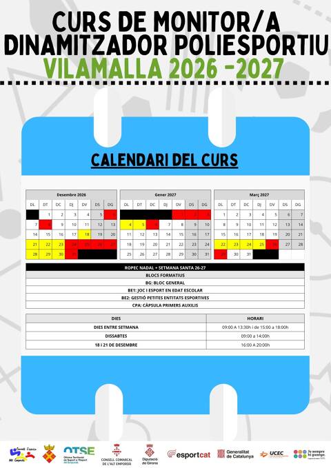 CURS DE MONITOR/A DINAMITZADOR POLIESPORTIU 26-27