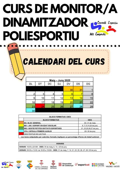 FORMACIÓ MONITOR/A DINAMITZADOR POLIESPORTIU 2024-2025