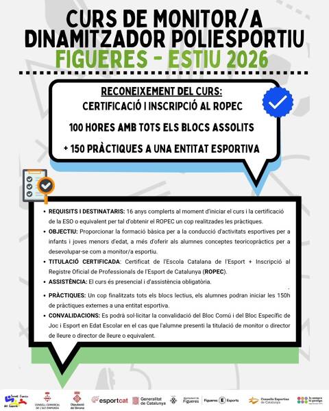 CURS DE MONITOR/A DINAMITZADOR POLIESPORTIU 