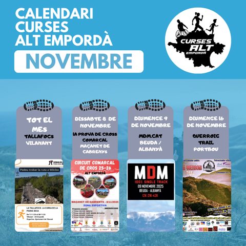 CALENDARI CURSES ALT EMPORDÀ