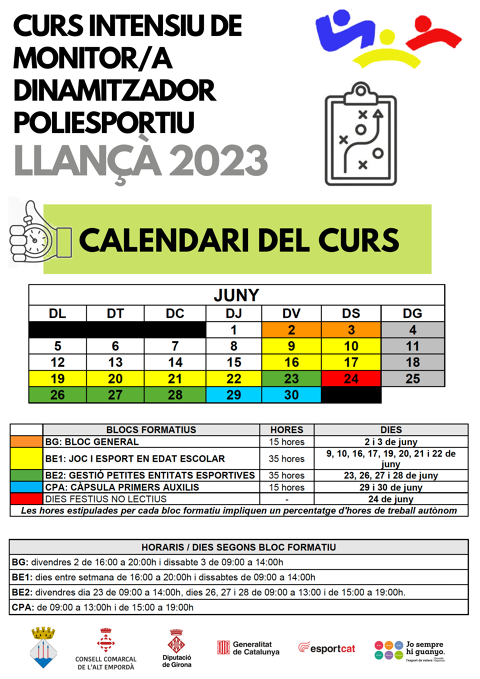 FORMACIÓ MDP - LLANÇÀ JUNY 2023