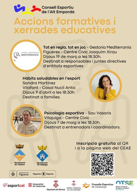 Accions formatives i xerrades educatives
