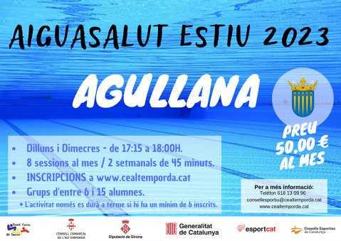 ESCOLA DE NATACIÓ COMARCAL D'ESTIU 2023
