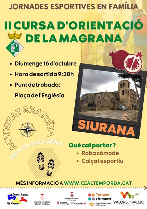 II Cursa d'orientació de la magrana