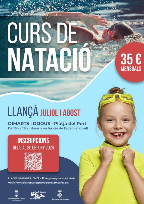 ESCOLA DE NATACIÓ COMARCAL D'ESTIU 2026