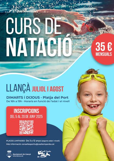 ESCOLA DE NATACIÓ COMARCAL D'ESTIU 2025