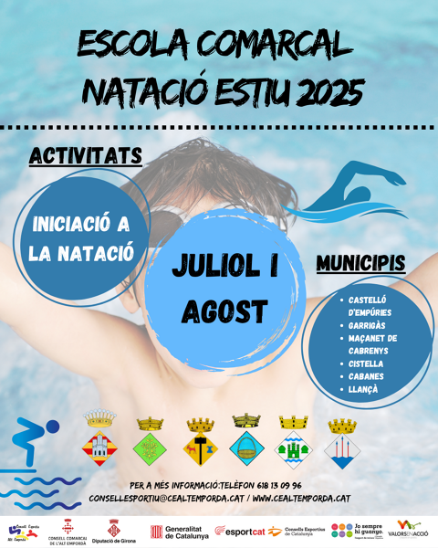 ESCOLA DE NATACIÓ COMARCAL D'ESTIU 2025
