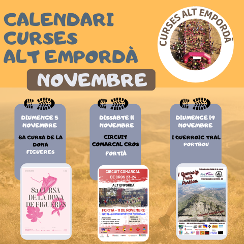 CALENDARI CURSES ALT EMPORDÀ